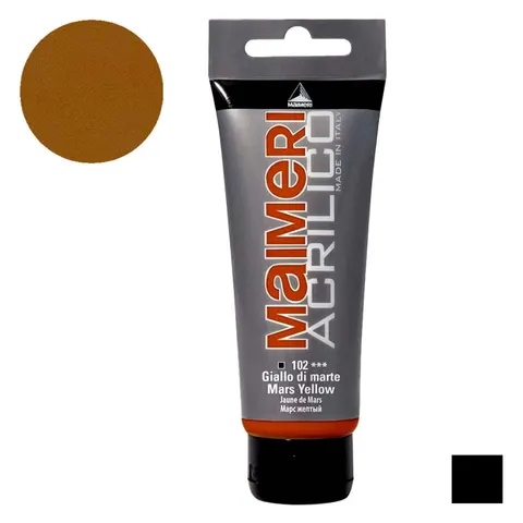 Farba akrylowa Maimeri Acrilico 200 ml - 102 Mars yellow