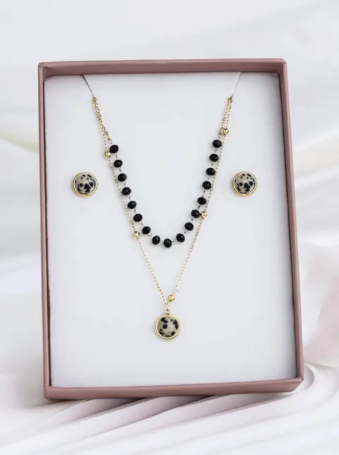 Zestaw Biżuterii Dark & Gold