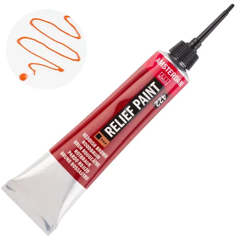 Konturówka Relief Paint Amsterdam 20 ml - 422 Reddish Brown