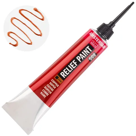 Konturówka Relief Paint Amsterdam 20 ml - 805 Copper
