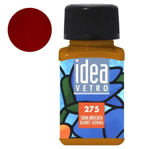 Farba do szkła Idea Vetro Maimeri 60 ml - 275 Burnt sienna