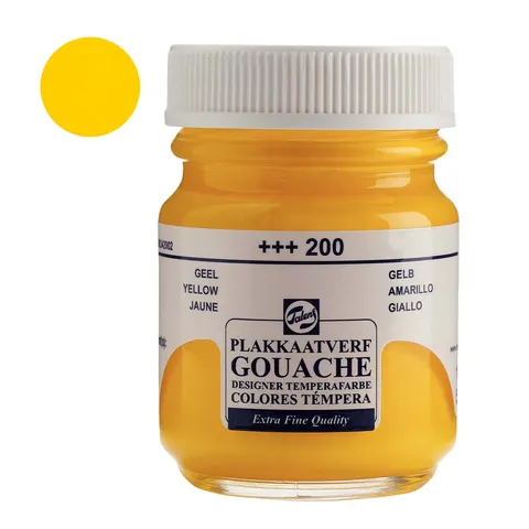 Farba Gouache Extra Fine Talens 50 ml - 200 Yellow
