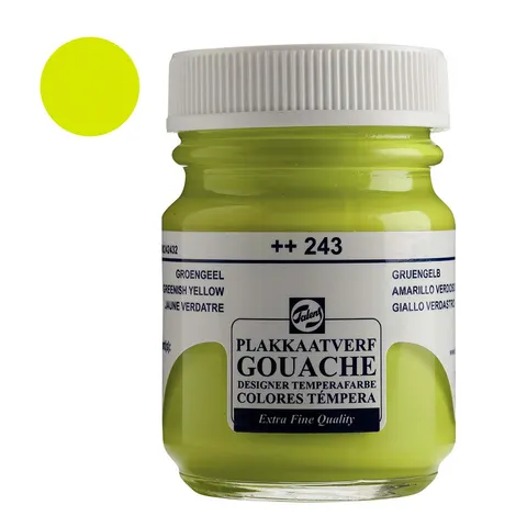 Farba Gouache Extra Fine Talens 50 ml - 243 Greenish yellow