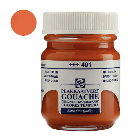 Farba Gouache Extra Fine Talens 50 ml - 401 Light brown