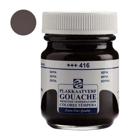 Farba Gouache Extra Fine Talens 50 ml - 416 Sepia