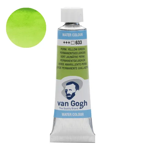 Farba akwarelowa Van Gogh 10 ml - 633 Permanent yellowish green