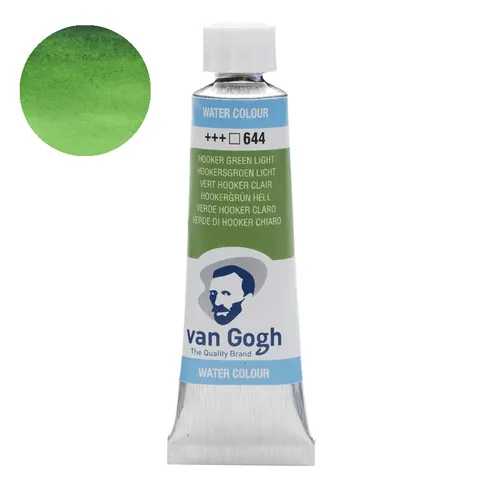 Farba akwarelowa Van Gogh 10 ml - 644 Hooker green light