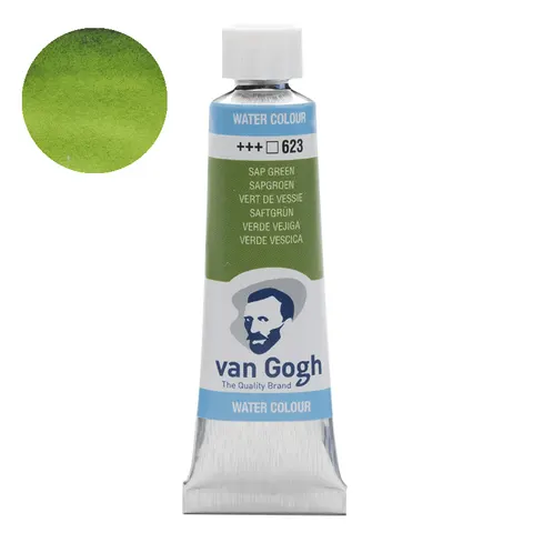 Farba akwarelowa Van Gogh 10 ml - 623 Sap green