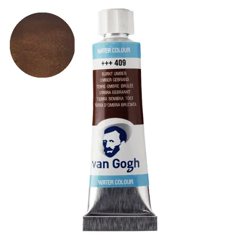 Farba akwarelowa Van Gogh 10 ml - 409 Burnt umber