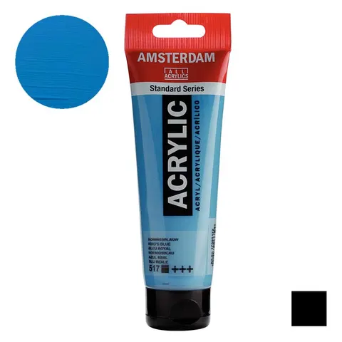 Farba akrylowa Amsterdam Acrylic 120 ml - 517 King's blue