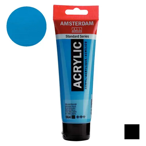 Farba akrylowa Amsterdam Acrylic 120 ml - 564 Brilliant blue
