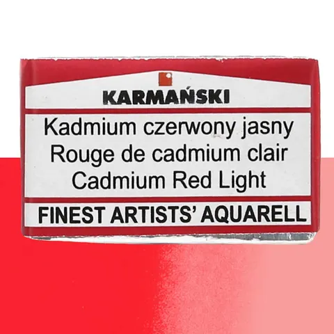 Farba akwarelowa Karmański kostka S4 - 373 Kadmium czerwony jasny