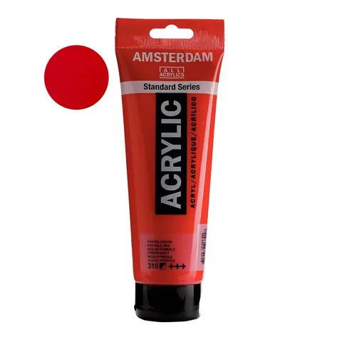 Farba akrylowa Amsterdam Acrylic 250 ml - 315 Pyrrole red