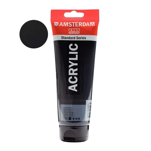 Farba akrylowa Amsterdam Acrylic 250 ml - 735 Oxide black