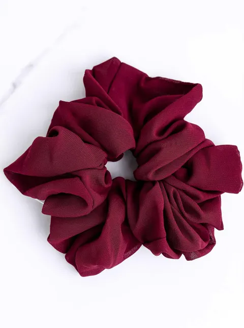 Gumka do włosów typu scrunchie, burgundowa O614440P00