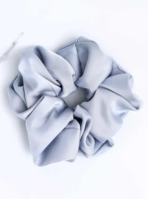 Gumka do włosów typu scrunchie, szara O614362P00