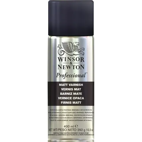Werniks matowy Matt Varnish Winsor & Newton - 400 ml spray