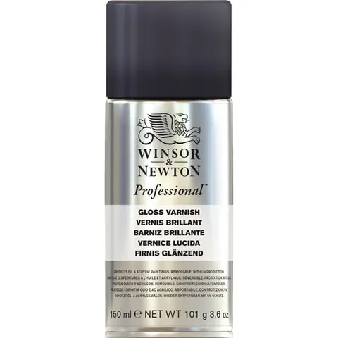 Werniks błyszczący Gloss Varnish Winsor & Newton - 150 ml spray