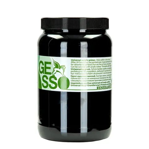 Grunt Gesso czarne Renesans - 500 ml