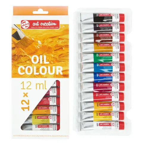 Zestaw farb olejnych Art Creation - 12 x 12 ml