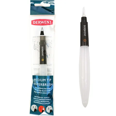 Pędzel wodny ze zbiorniczkiem Derwent Waterbrush - Fine