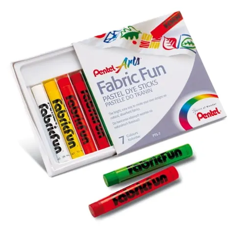 Pastele do tkanin Pentel Arts Fabric Fun 7 szt.
