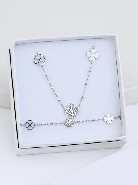 Zestaw Biżuterii Silver Serenity