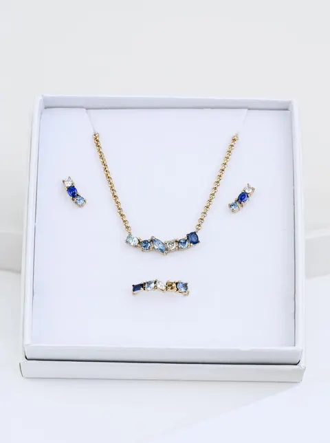 Zestaw Biżuterii Blue Amour