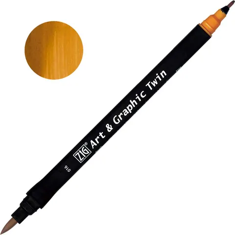 Pisak ZIG Art & Graphic Twin Kuretake - 016 Light Brown