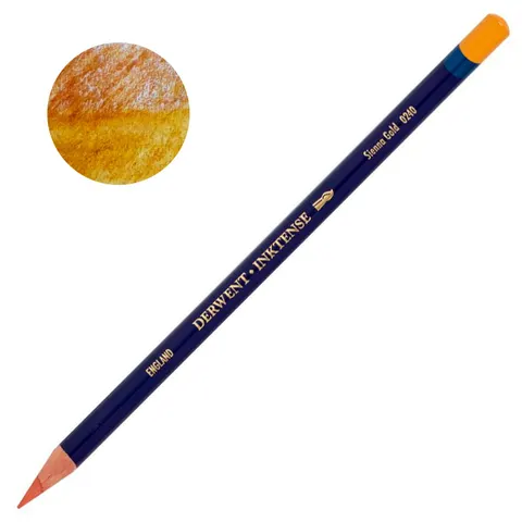 Kredka tuszowa Derwent Inktense - 0240 Sienna gold