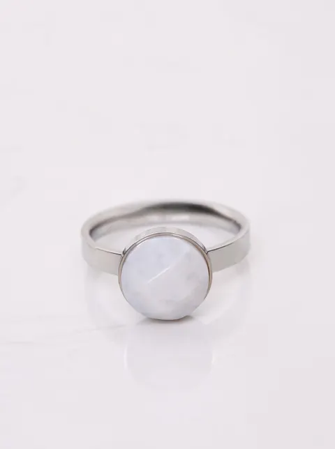 Pierścionek Waga, Opal,srebrny S4V70701 - Rozmiar: rozm. 11
