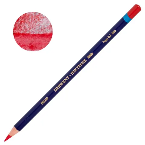 Kredka tuszowa Derwent Inktense - 0400 Poppy red