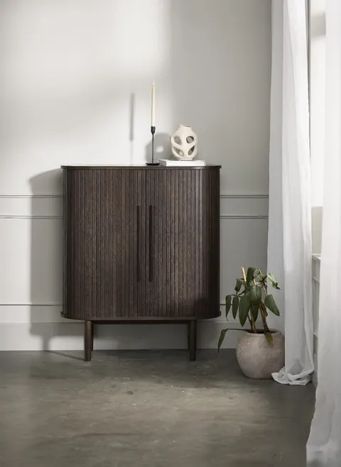Komoda Canto Wysoka 118 cm kolor dąb espresso