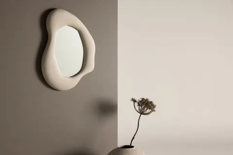 Lustro designerskie Mellora o nieregularnym kształcie