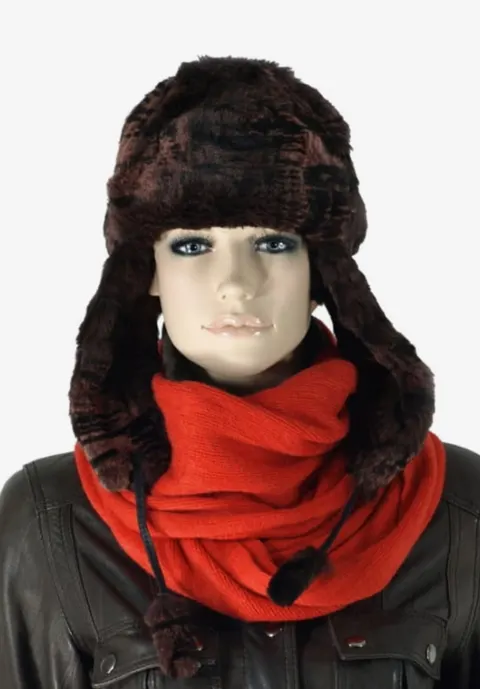 Czapka uszatka GENA GE-01-RO Syberia