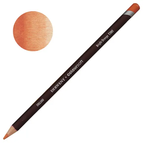 Kredka Derwent Coloursoft - C080 Bright orange