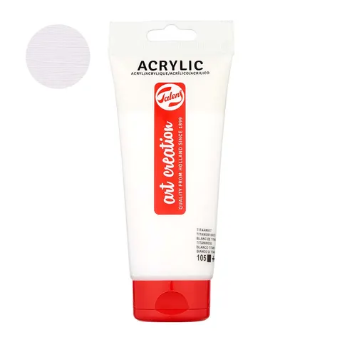 Farba akrylowa Art Creation 200 ml - 105 Titanium White
