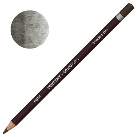 Kredka Derwent Coloursoft - C640 Brown black
