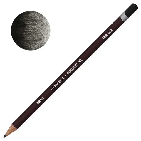 Kredka Derwent Coloursoft - C650 Black