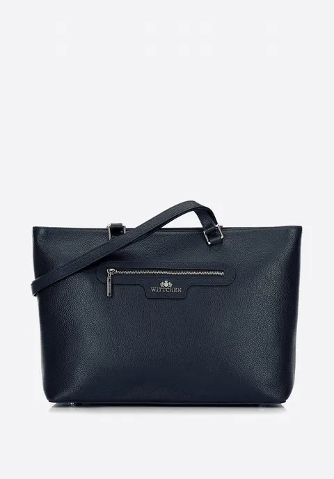 Duży skórzany shopper bag WITTCHEN 29-4E-009-N