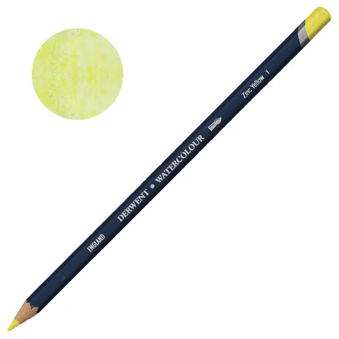 Kredka akwarelowa Derwent Watercolour - 01 Zinc Yellow
