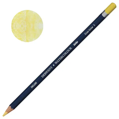 Kredka akwarelowa Derwent Watercolour - 05 Straw Yellow