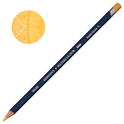 Kredka akwarelowa Derwent Watercolour - 08 Middle chrome
