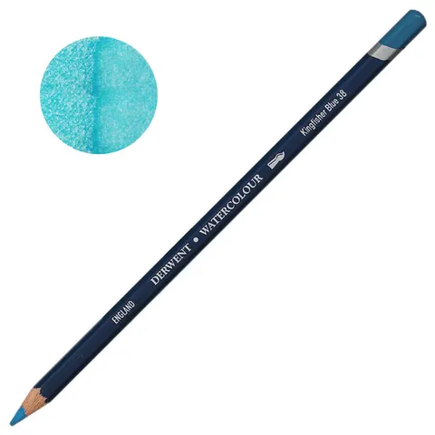 Kredka akwarelowa Derwent Watercolour - 38 Kingsfisher Blue