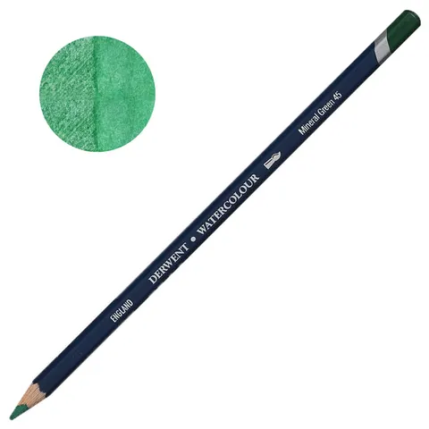 Kredka akwarelowa Derwent Watercolour - 45 Mineral Green