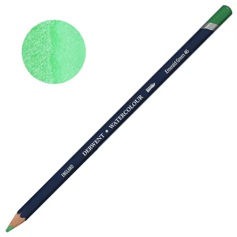Kredka akwarelowa Derwent Watercolour - 46 Emerald Green