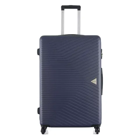 Duża granatowa twarda walizka Semi Line ABS T5691-3