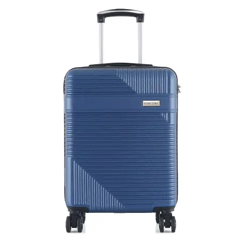Mała twarda walizka 20" ABS Semi Line T5759-2 granatowa