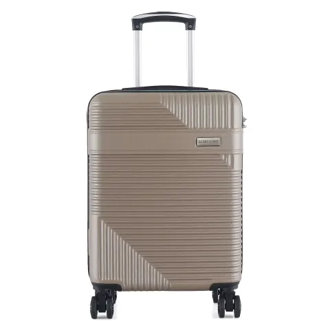 Mała walizka 20" twarda ABS Semi Line T5760-2 beżowa