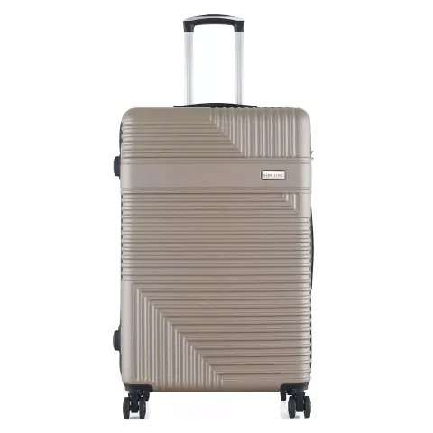 Duża walizka 28" twarda ABS Semi Line T5760-4 beżowa